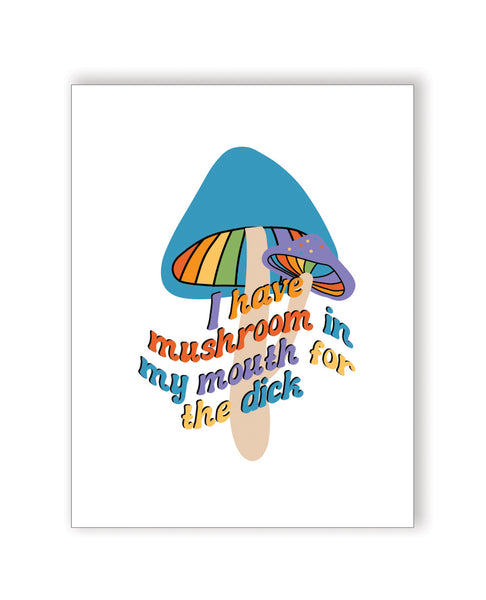 Mushroom D Greeting Card