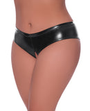 Hard Candy Low Rise Split Crotch Boy Short Black QN