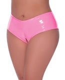 Hard Candy Low Rise Split Crotch Boy Short Pink QN