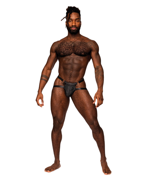 Rude Awakening Mesh Ring Jock Black L/XL