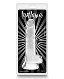 Fantasia Ballsy 6.5" Dildo - Clear