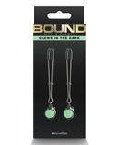 Bound G1 Nipple Clamps - Gunmetal