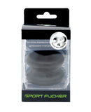 Sport Fucker Silicone Muscle Ball Stretcher - Black