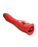 Shegasm Lickgasm Kiss + Tell Pro Dual Ended Kissing Vibrator - Red