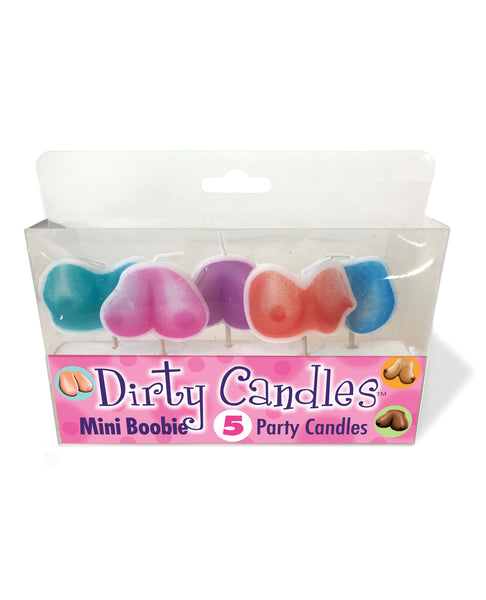 Mini Boobie Dirty Candle Set - Set of 5