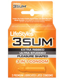 Lifestyles 3Sum - Box of 3