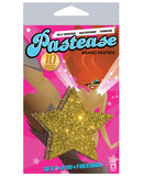 Pastease Gold Glitter Star O/S