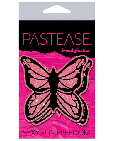 Pastease Pink Glitter Butterfly O/S