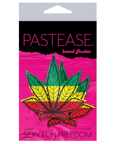 Pastease Marijuana Leafs - Rasta O/S