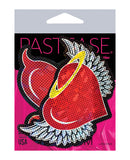 Pastease Angel & Devil Glitter Heart - Red O/S