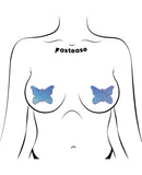 Pastease Premium  Glitter Butterfly - Blue O/S