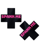 Pastease Spank Me Plus - Black/Pink O/S