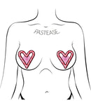 Pastease Holiday Candy Cane Heart  - Red/White O/S