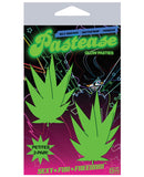 Pastease Petites Glow in the Dark Leaf O/S - Pack of 2