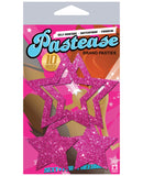 Pastease Glitter Peek a Boob Stars - Hot Pink