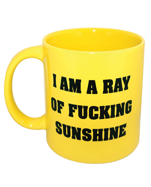 Attitude Mug I am a Ray of Fucking Sunshine - Yellow