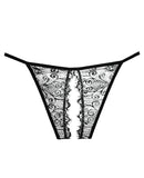 Adore Lace Enchanted Belle Panty Black O/S