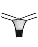 Adore Sheer Naughty Vanilla Panty Black O/S