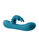 Adam & Eve Shimmy & Shake Velvet Rabbit - Teal