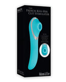 Adam & Eve French Kiss Her Clit Stimulator - Teal