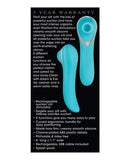 Adam & Eve French Kiss Her Clit Stimulator - Teal