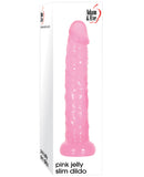 Adam & Eve Jelly Slim Dildo - Pink, Dongs & Dildos,- www.gspotzone.com