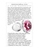 Adam & Eve Pink Gem Glass Plug - Small