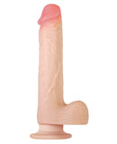 Adam & Eve Adam's Thrusting Dildo w/Remote - Flesh