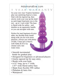 Adam & Eve Bumpy Delight Anal Plug - Purple