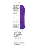 Adam & Eve Eve's Orgasmic G Silicone Vibrator - Purple