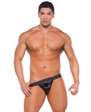 Zeus Wet Look Brief Black O/S