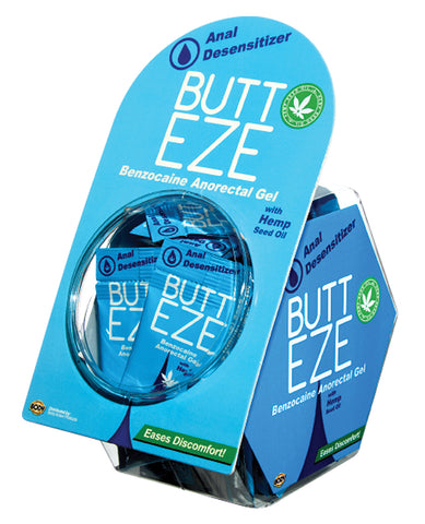 Butt Eze Sample Packet Fish Bowl - Bowl of 50