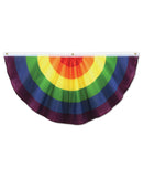 Rainbow Fabric Bunting