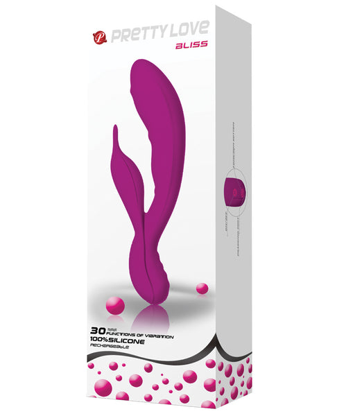 Pretty Love Bliss Rechargeable Rabbit - 30 Function Purple