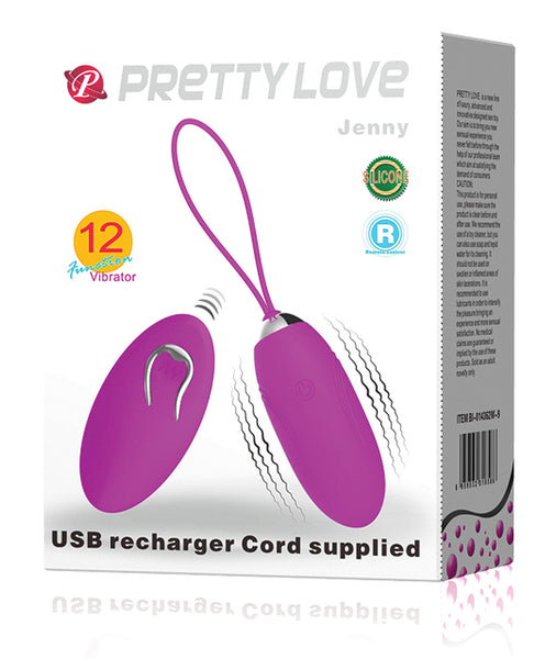 Pretty Love Jenny Remote Control Bullet - Purple