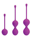 Pretty Love Three-In-One Kegel Set - Fuchsia