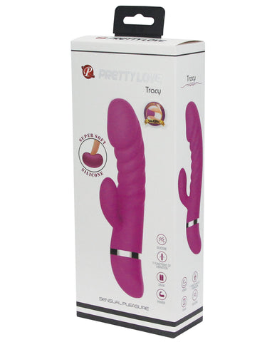 Pretty Love Tracy Rabbit Vibrator - 7 Function Fuchsia