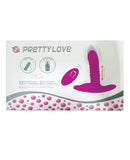 Pretty Love Heather Thrusting Butt Plug - Fuchsia