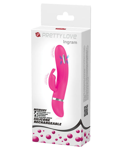 Pretty Love Ingram Electro Shock Vibrator - Fuchsia