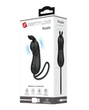 Pretty Love Rosalie Tethered Clit Stim - Black