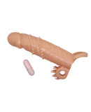 Pretty Love Connor 6.7" Vibrating Penis Sleeve - Ivory