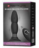 Pretty Love Remote Control Beaded Plug - 4 Function Black