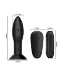 Mr. Play Rotating Bead Butt Plug - Black