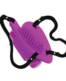 Pretty Love Heartbeat Strap On Clitoral Massager - Fuchsia