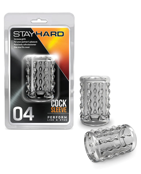 Blush Stay Hard Cock Sleeve 04 - Clear