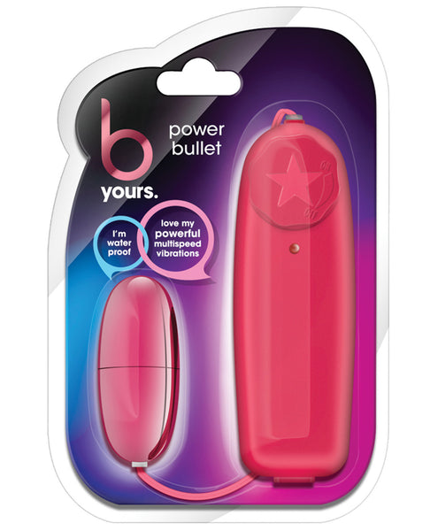 B Yours Power Bullet - Cerise, Stimulators,- www.gspotzone.com