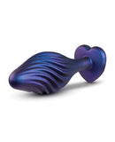 Blush Anal Adventures Matrix Swirling Bling Plug - Sapphire