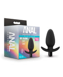 Blush Anal Adventures Platinum Silicone Saddle Plug - Black