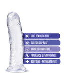 Blush B Yours Plus 8" Roar n Ride Dildo - Clear