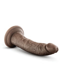 Blush Dr. Skin Glide 7.5" Self Lubricating Dildo - Chocolate